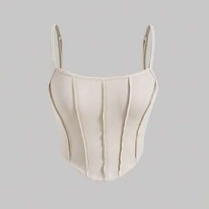 Bossy Solid Crop Cami Top