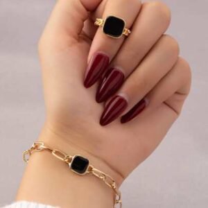 Geo Decor Bracelet & Ring