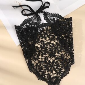 Hollow Lace Flower Triangular Scarf Hair Band