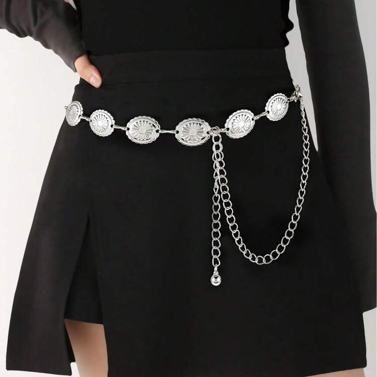Metal Plate Waist Chain