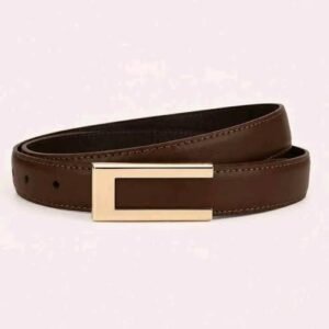 Coffee Brown High-End Alloy Material Belt